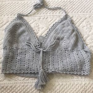 pacsun crotchet top